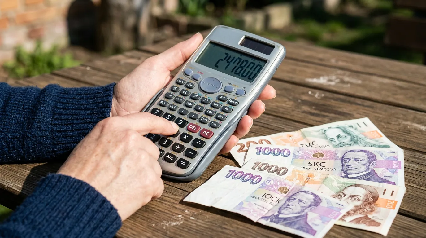 Majitelka salonu se soustředěně dívá na finanční reporty na tabletu u recepce