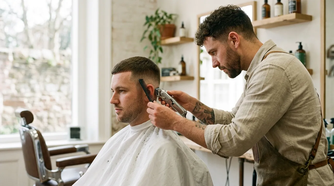 Mid drop fade: Průvodce moderním pánským střihem