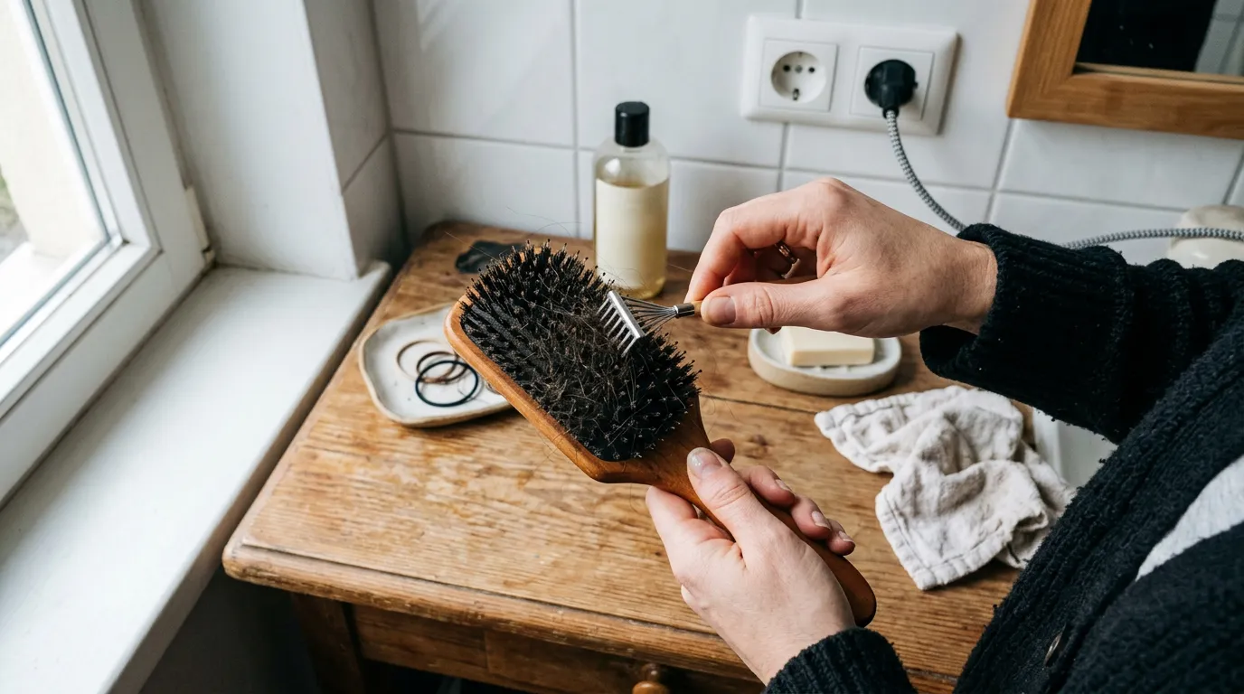 Jak vyčistit kartáč na vlasy pro zdravé a lesklé vlasy
