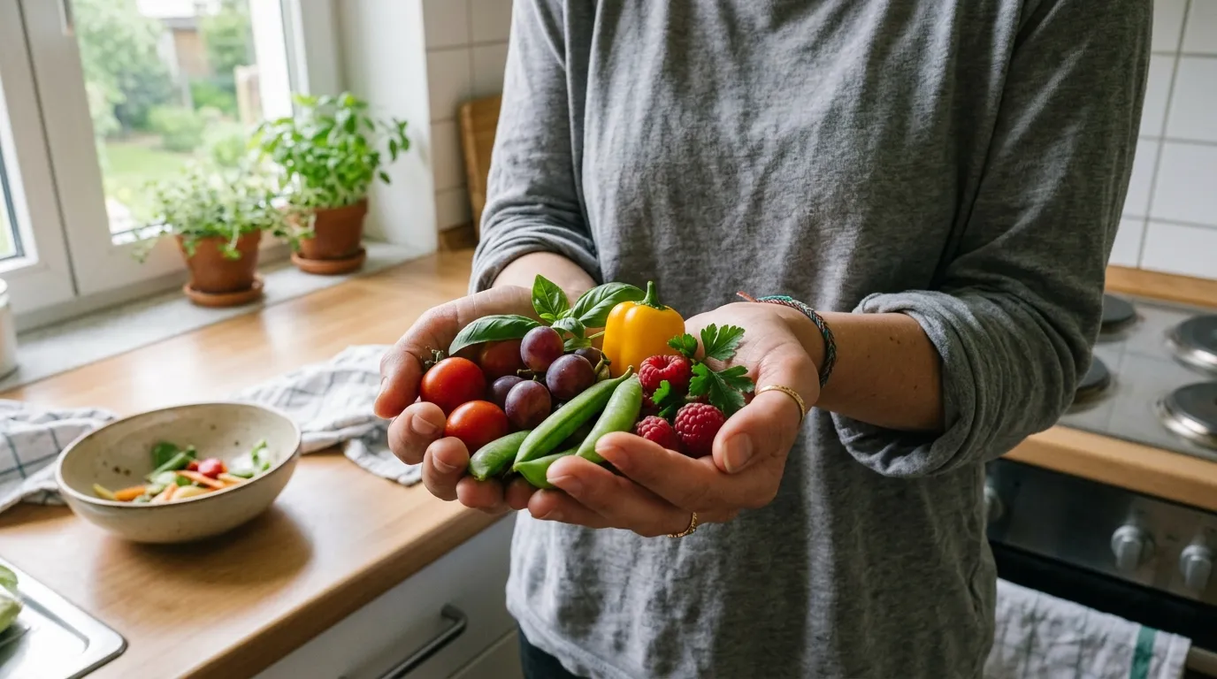 Žena pije vodu ze sklenice, detail obličeje a rukou