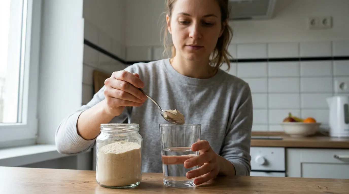 Žena s krásnou a zdravou pletí, symbolizující účinky kolagenu