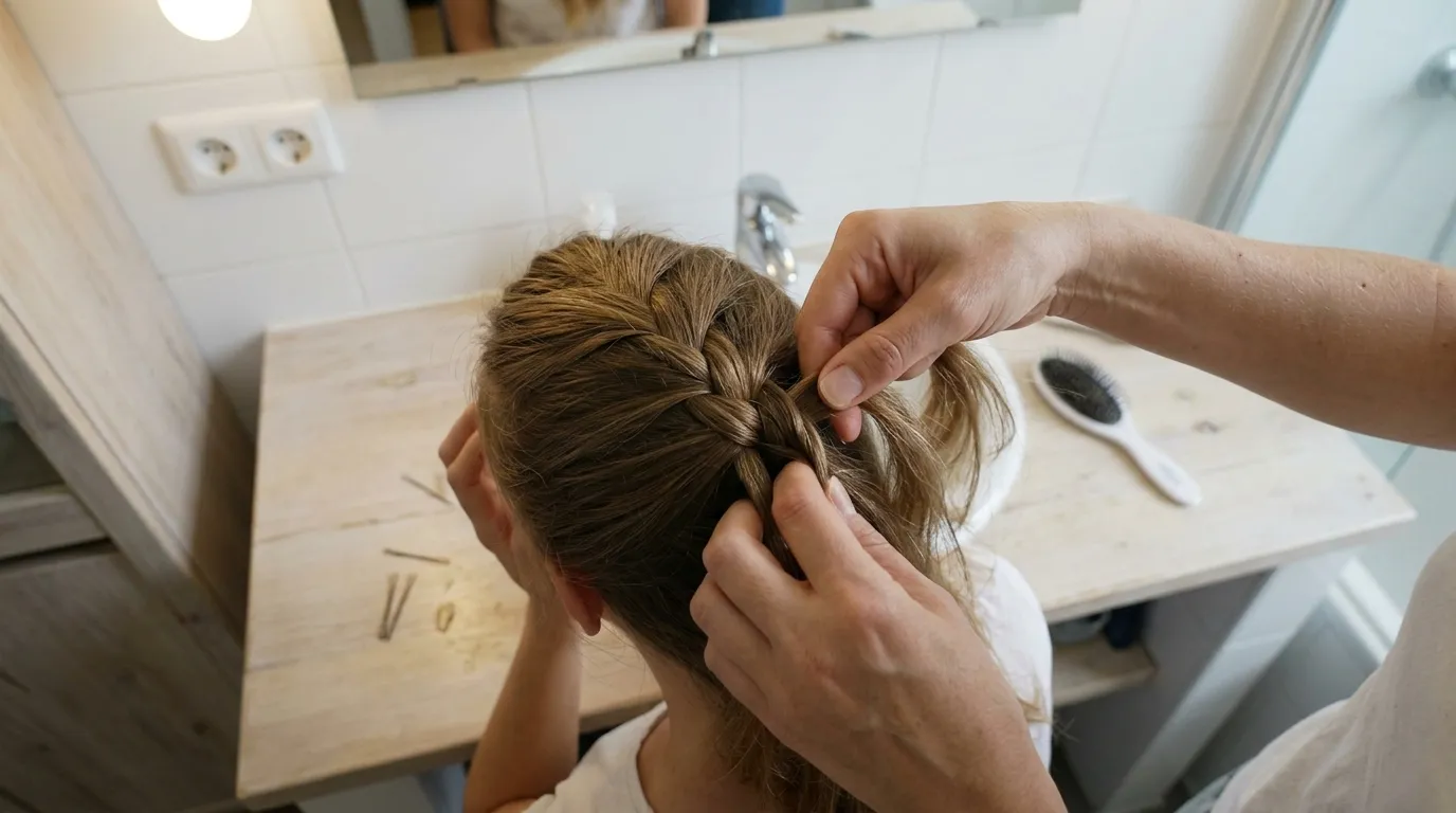 Žena s dlouhými vlnitými vlasy, jemné přirozené kudrny