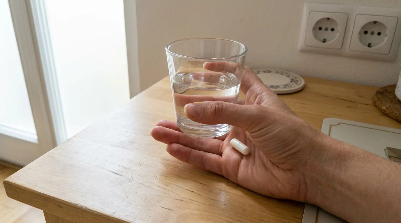 Detailní záběr na ruce držící sušená semena ostropestřce mariánského