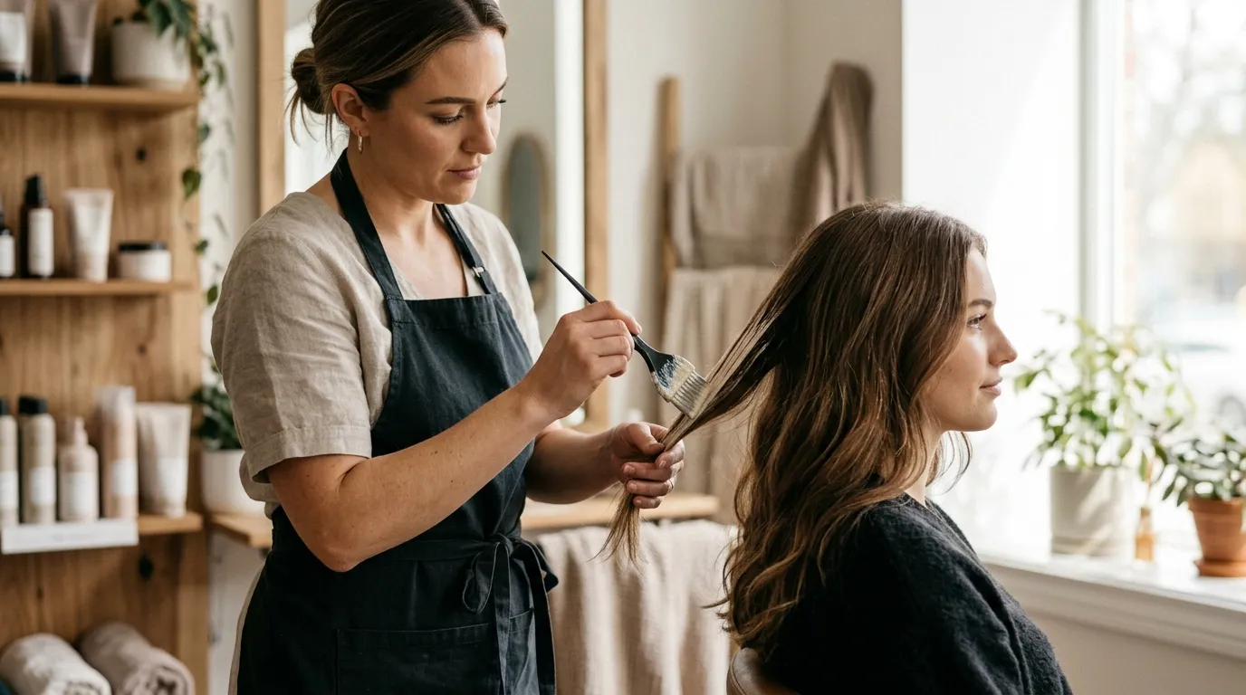 Balayage hnědé vlasy: Průvodce pro přirozený vzhled